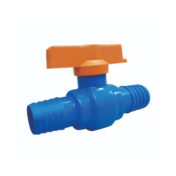 Registro de Esfera com União Dentada Azul 1/2"