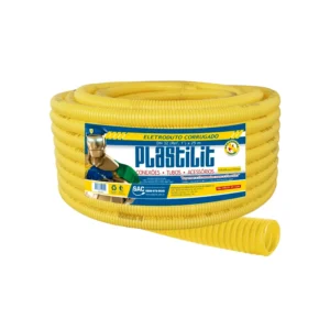 Eletroduto Corrugado Leve DN 32 (1")  25 Metros Amarelo